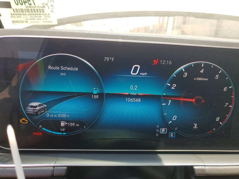 58429366 :رقم المزاد ، 4JGFB4KE0LA040948 vin ، 2020 Mercedes-benz Gle مزاد بيع