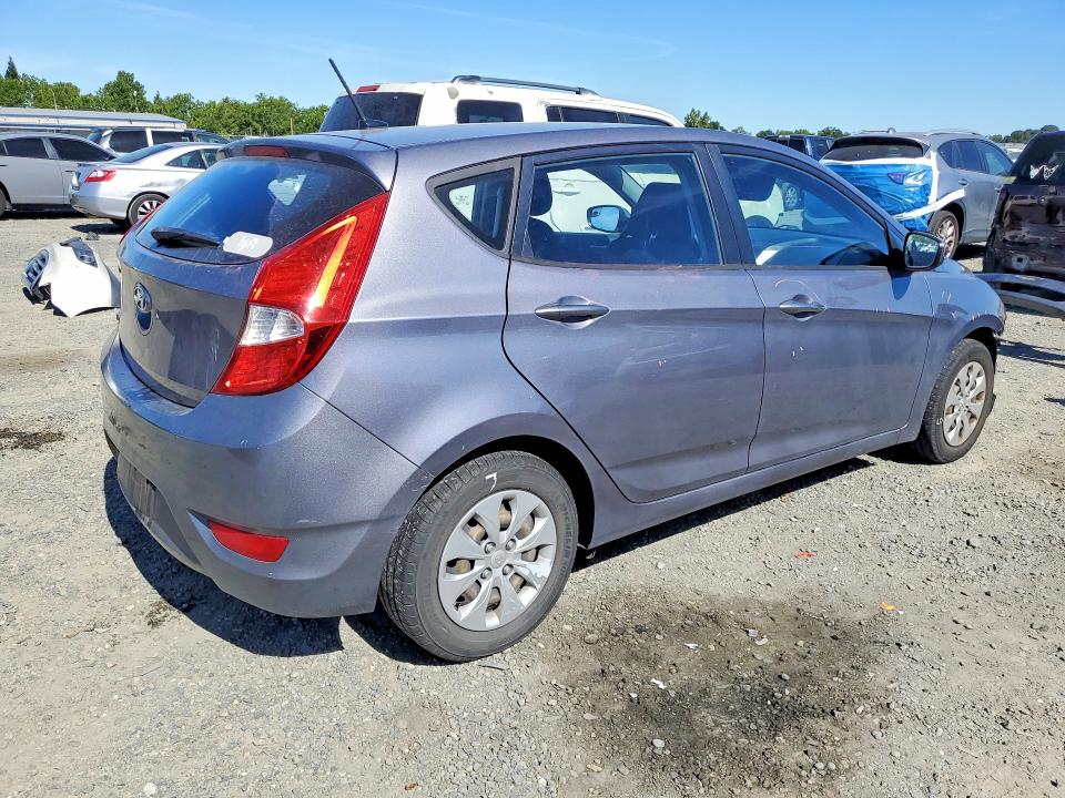 2016 Hyundai Accent მანქანა იყიდება აუქციონზე, vin: KMHCT5AE0GU250073, აუქციონის ნომერი: 56799486