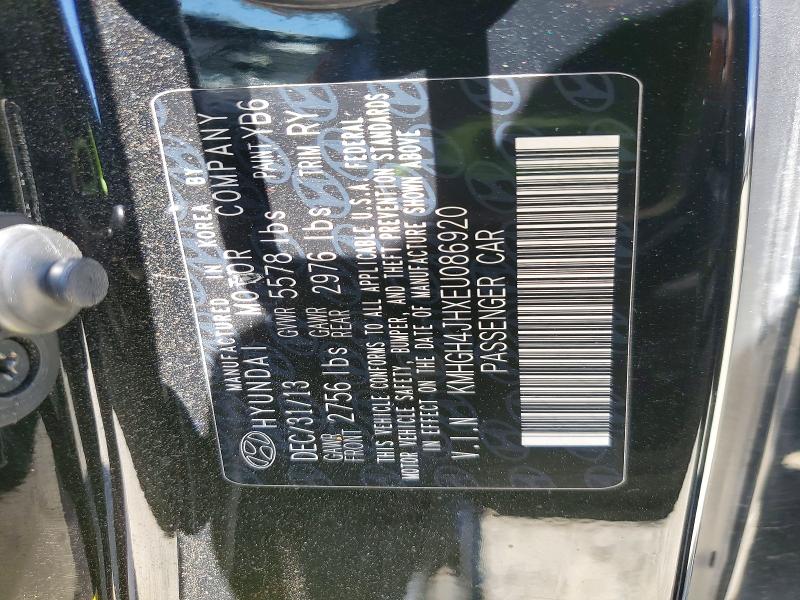 2014 Hyundai Equus მანქანა იყიდება აუქციონზე, vin: KMHGH4JHXEU086920, აუქციონის ნომერი: 58228836