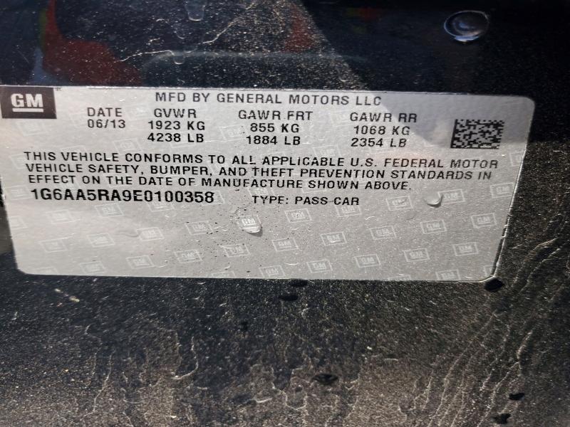 Aukcja sprzedaży 2014 Cadillac Ats, vin: 1G6AA5RA9E0100358, numer aukcji: 55923056