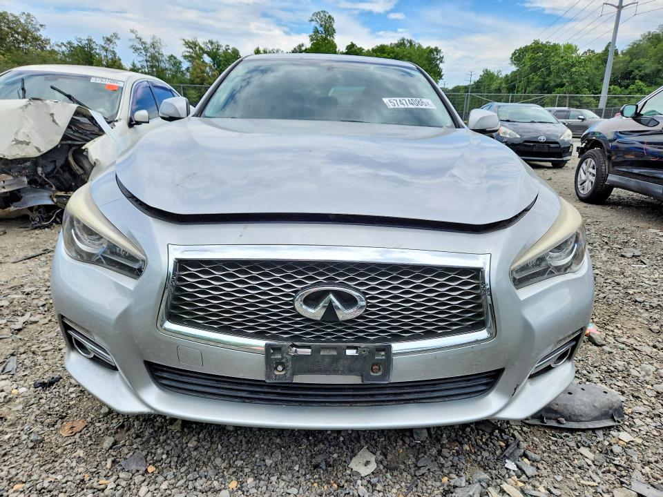 57474086 :رقم المزاد ، JN1BV7AR9EM702515 vin ، 2014 Infiniti Q50 مزاد بيع