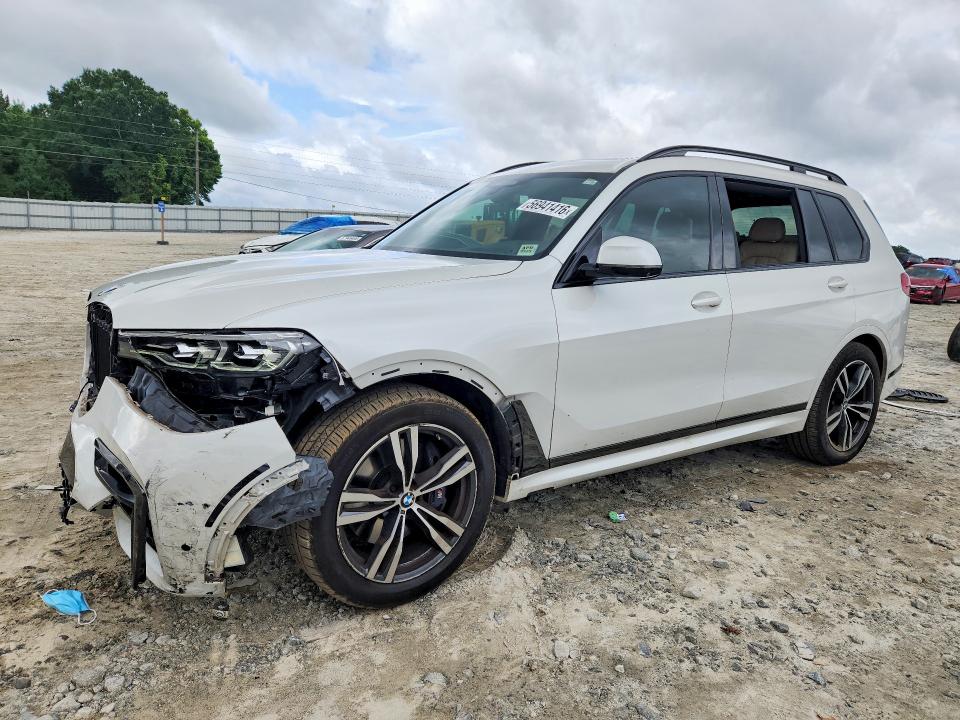2021 Bmw X7 მანქანა იყიდება აუქციონზე, vin: 5UXCW2C03M9E78709, აუქციონის ნომერი: 56941416
