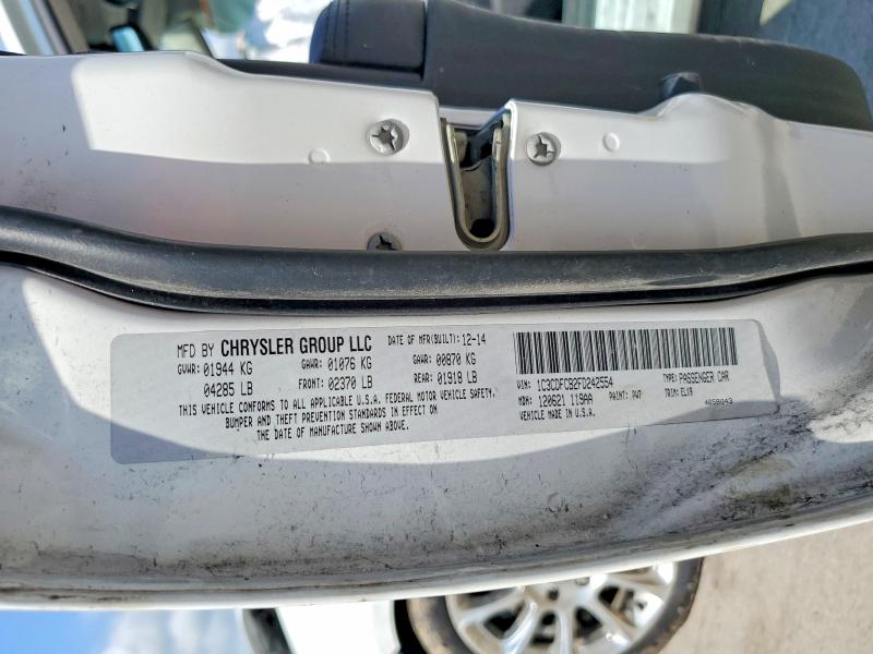 Aukcja sprzedaży 2015 Dodge Dart, vin: 1C3CDFCB2FD242554, numer aukcji: 58831706