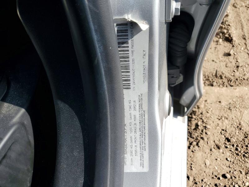 2014 Maserati Ghibli მანქანა იყიდება აუქციონზე, vin: ZAM57XSA2E1113283, აუქციონის ნომერი: 58574176