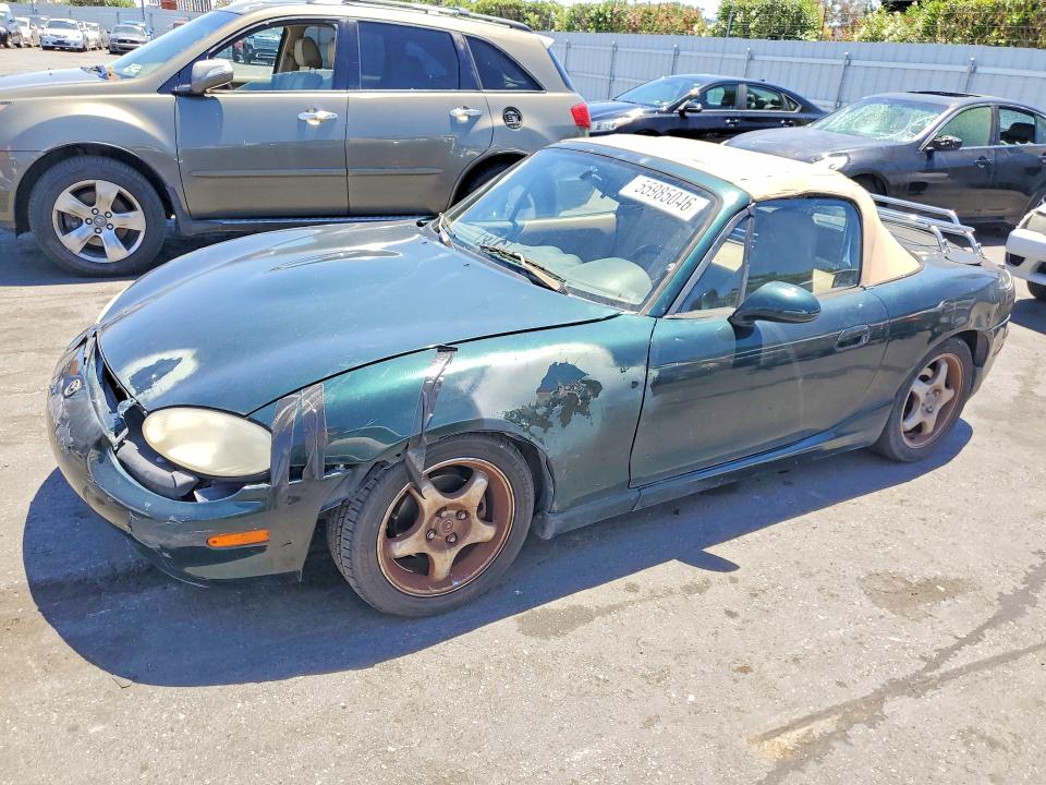 1999 Mazda Mx-5 Miata მანქანა იყიდება აუქციონზე, vin: JM1NB353XX0106907, აუქციონის ნომერი: 55985046