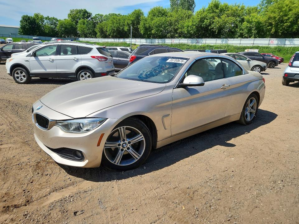 2015 Bmw 428 მანქანა იყიდება აუქციონზე, vin: WBA3V5C5XFP753647, აუქციონის ნომერი: 55780676