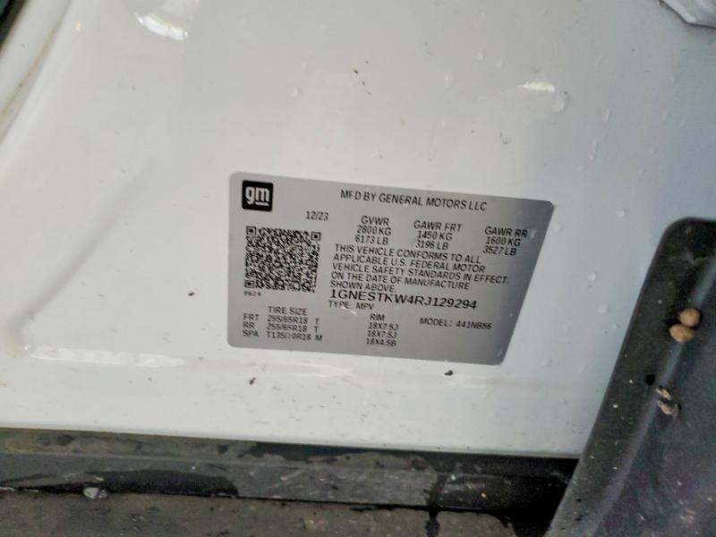 54986566 :رقم المزاد ، 1GNESTKW4RJ129294 vin ، 2024 Chevrolet Traverse Limited مزاد بيع