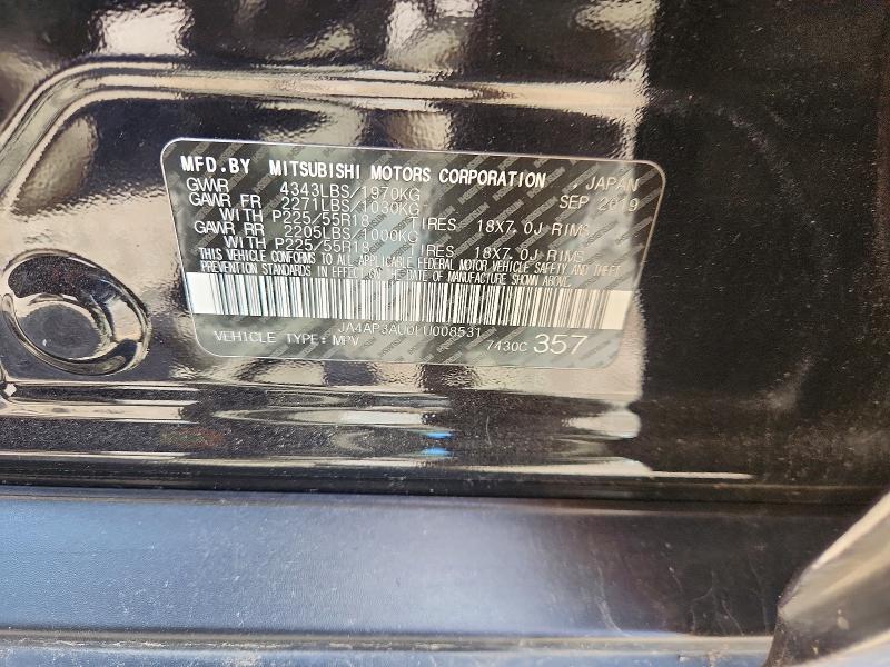 Продаж на аукціоні авто 2020 Mitsubishi Outlander Sport, vin: JA4AP3AU0LU008531, номер лоту: 55688306