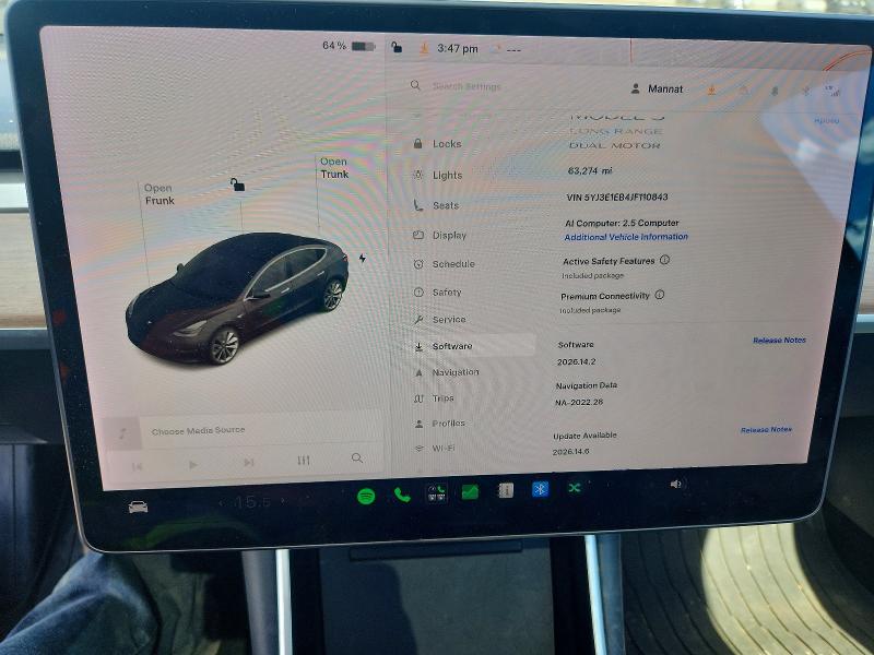 Продажа на аукционе авто 2018 Tesla Model 3, vin: 5YJ3E1EB4JF110843, номер лота: 55951996