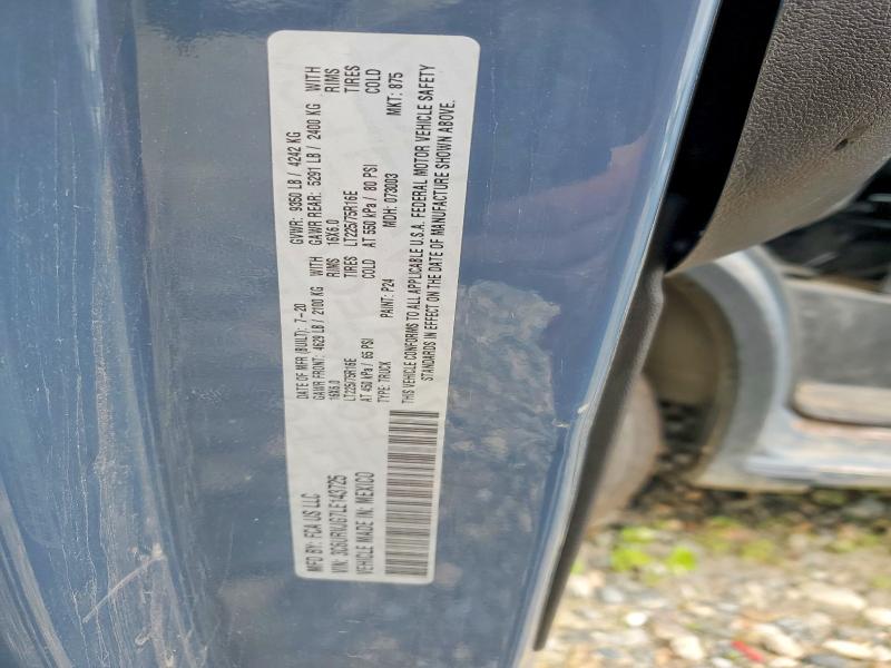 Aukcja sprzedaży 2020 Ram Promaster 3500, vin: 3C6URVJG7LE143725, numer aukcji: 58385986