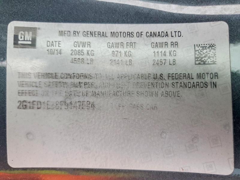 Продаж на аукціоні авто 2015 Chevrolet Camaro, vin: 2G1FD1E38F9147584, номер лоту: 59228166