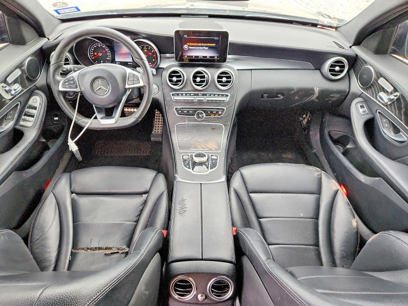 57251186 :رقم المزاد ، 55SWF4JB0HU224543 vin ، 2017 Mercedes-benz C مزاد بيع