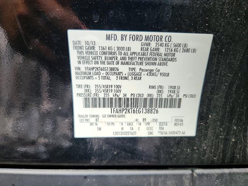 Aukcja sprzedaży 2014 Ford Taurus, vin: 1FAHP2KT6EG138826, numer aukcji: 57519016