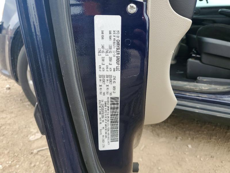 55319576 :رقم المزاد ، 2C4RDGBGXFR616964 vin ، 2015 Dodge Grand Caravan مزاد بيع