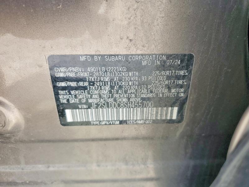 Продажа на аукционе авто 2025 Subaru Forester, vin: JF2SLDDC8SH455700, номер лота: 56729966
