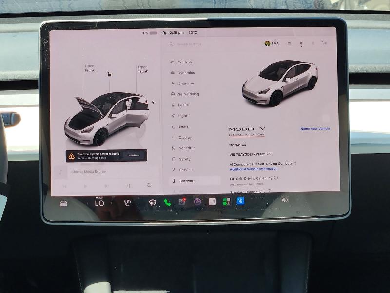 2023 Tesla Model Y მანქანა იყიდება აუქციონზე, vin: 7SAYGDEFXPF631677, აუქციონის ნომერი: 56808906