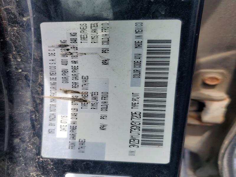 57415076 :رقم المزاد ، 3MZBM1U73GM317205 vin ، 2016 Mazda 3 مزاد بيع