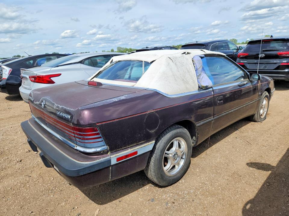Aukcja sprzedaży 1991 Chrysler Lebaron, vin: 1C3XJ4536MG100515, numer aukcji: 57186436