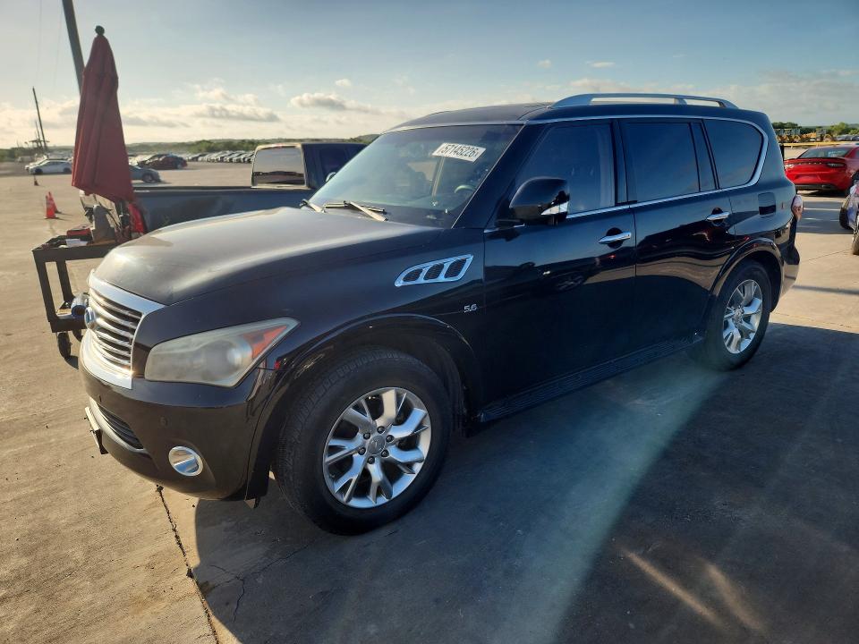 57145226 :رقم المزاد ، JN8AZ2NF1E9551760 vin ، 2014 Infiniti Qx80 مزاد بيع