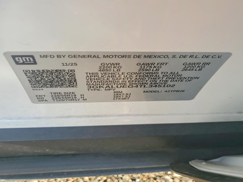 Продажа на аукционе авто 2026 Gmc Terrain, vin: 3GKALUEG4TL345102, номер лота: 57773136