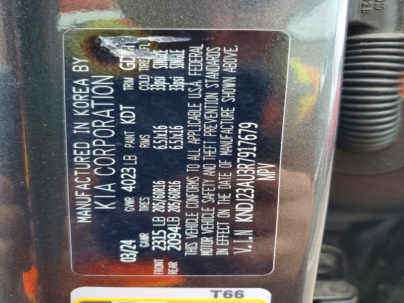 Aukcja sprzedaży 2024 Kia Soul, vin: KNDJ23AU3R7917679, numer aukcji: 56663406