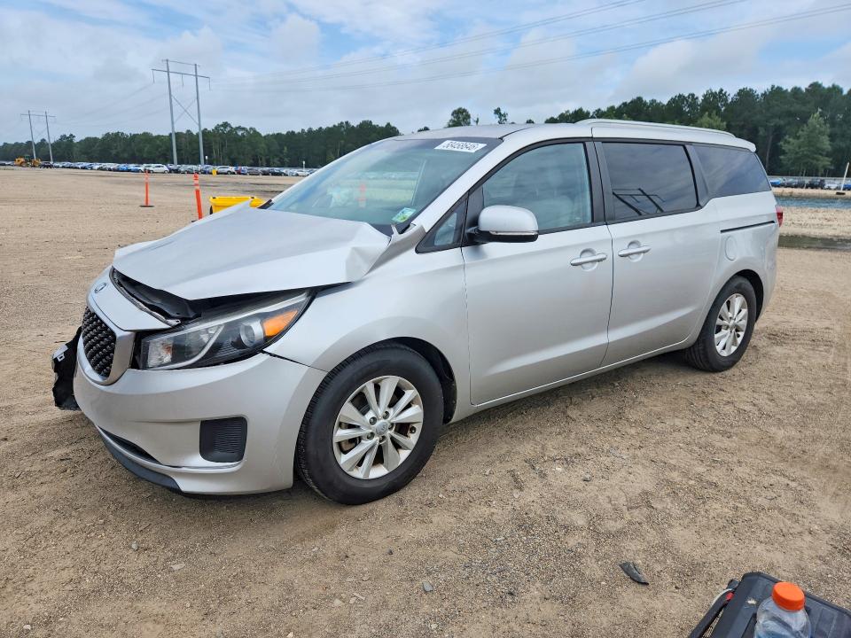 2016 Kia Sedona მანქანა იყიდება აუქციონზე, vin: KNDMB5C10G6116383, აუქციონის ნომერი: 58458646