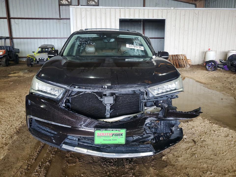 2017 Acura Mdx მანქანა იყიდება აუქციონზე, vin: 5FRYD3H51HB012274, აუქციონის ნომერი: 54709736