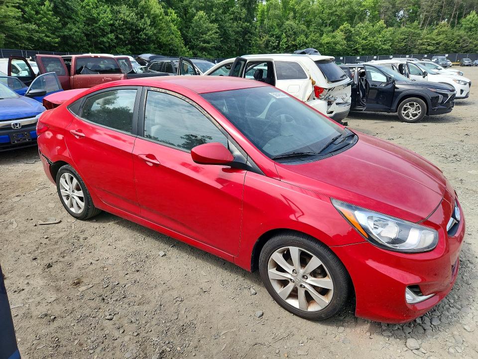 2012 Hyundai Accent მანქანა იყიდება აუქციონზე, vin: KMHCU4AE8CU182834, აუქციონის ნომერი: 56648556
