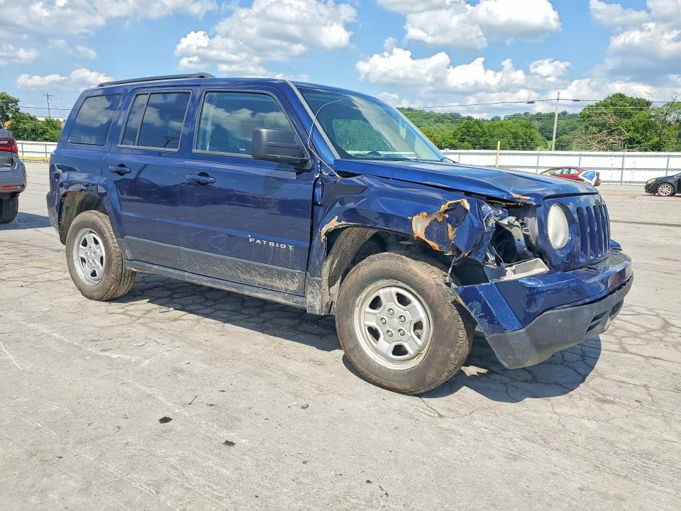 2015 Jeep Patriot მანქანა იყიდება აუქციონზე, vin: 1C4NJRBBXFD130472, აუქციონის ნომერი: 56661256