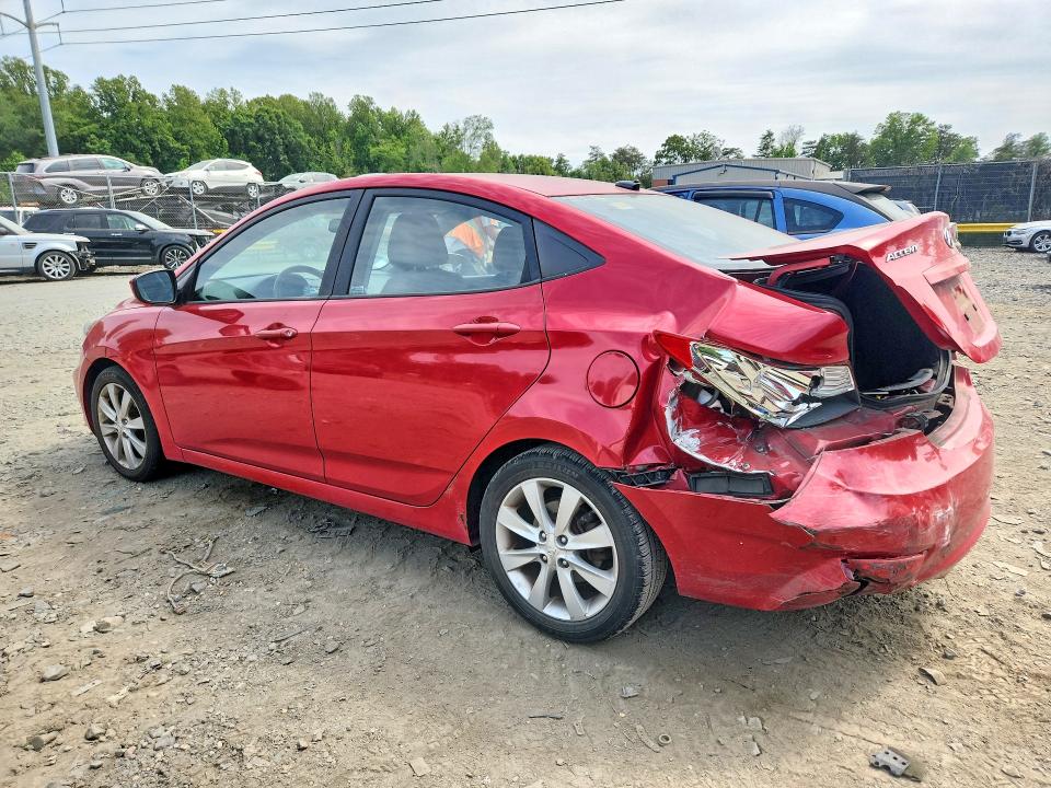 2012 Hyundai Accent მანქანა იყიდება აუქციონზე, vin: KMHCU4AE8CU182834, აუქციონის ნომერი: 56648556