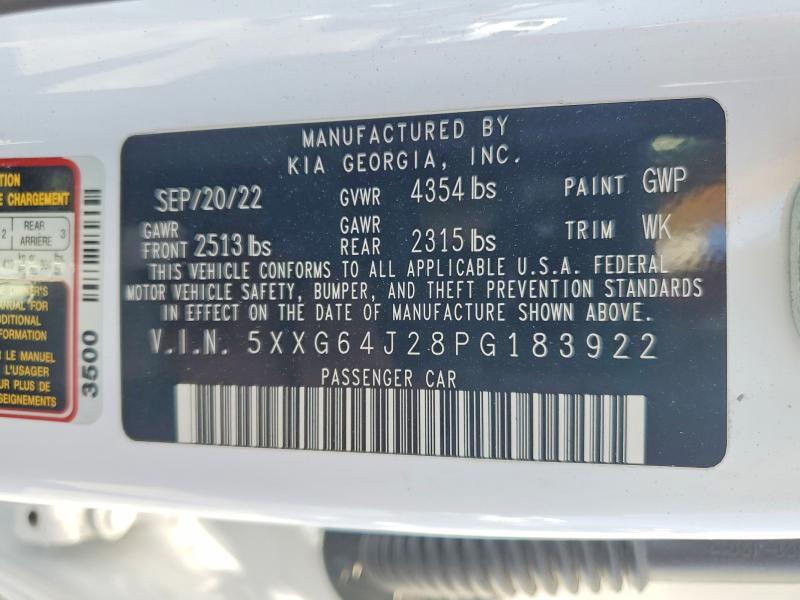Продаж на аукціоні авто 2023 Kia K5, vin: 5XXG64J28PG183922, номер лоту: 56537966