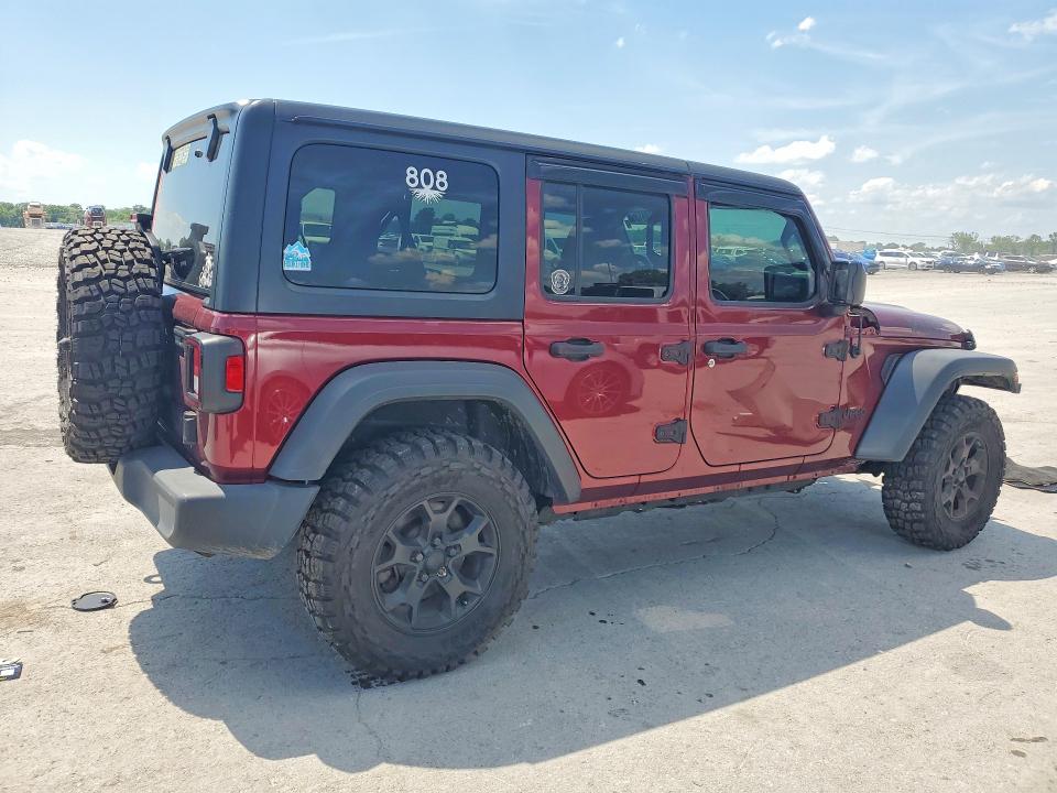 2021 Jeep Wrangler Unlimited მანქანა იყიდება აუქციონზე, vin: 1C4HJXDN9MW577725, აუქციონის ნომერი: 57339136