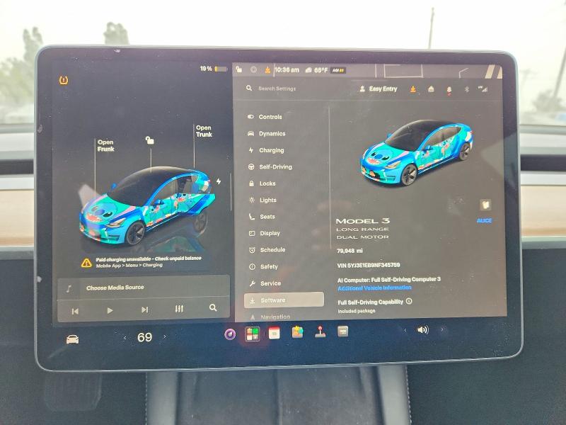 2022 Tesla Model 3 მანქანა იყიდება აუქციონზე, vin: 5YJ3E1EB9NF345759, აუქციონის ნომერი: 57205966