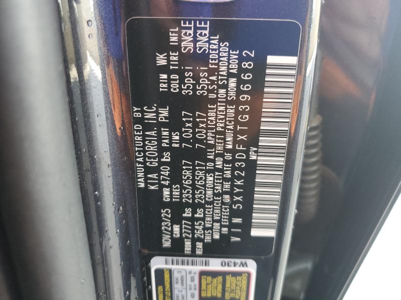 Aukcja sprzedaży 2026 Kia Sportage, vin: 5XYK23DFXTG396682, numer aukcji: 55806346