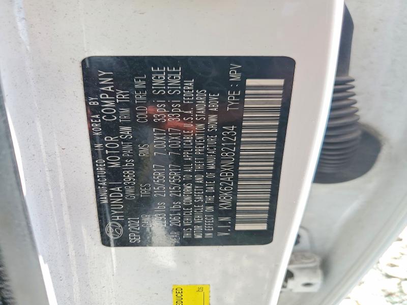 2022 Hyundai Kona მანქანა იყიდება აუქციონზე, vin: KM8K62ABXNU821234, აუქციონის ნომერი: 56657406