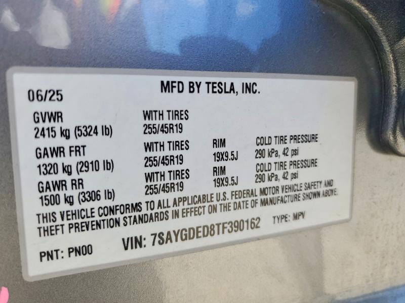 Aukcja sprzedaży 2026 Tesla Model Y, vin: 7SAYGDED8TF390162, numer aukcji: 56701736