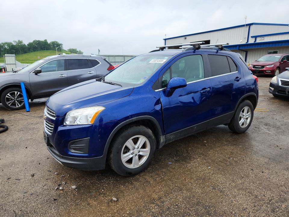 Aukcja sprzedaży 2015 Chevrolet Trax, vin: 3GNCJRSB0FL233845, numer aukcji: 55824506