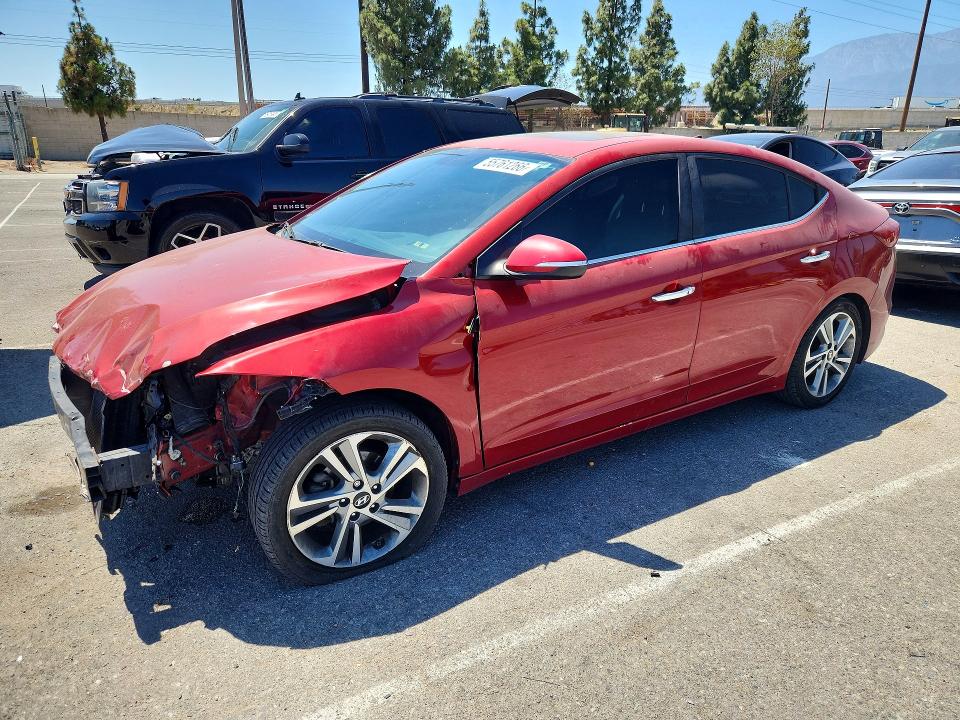Aukcja sprzedaży 2017 Hyundai Elantra, vin: KMHD84LF6HU160868, numer aukcji: 55761266