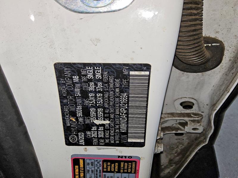2023 Hyundai Ioniq 5 მანქანა იყიდება აუქციონზე, vin: KM8KNDAF4PU216694, აუქციონის ნომერი: 55381956
