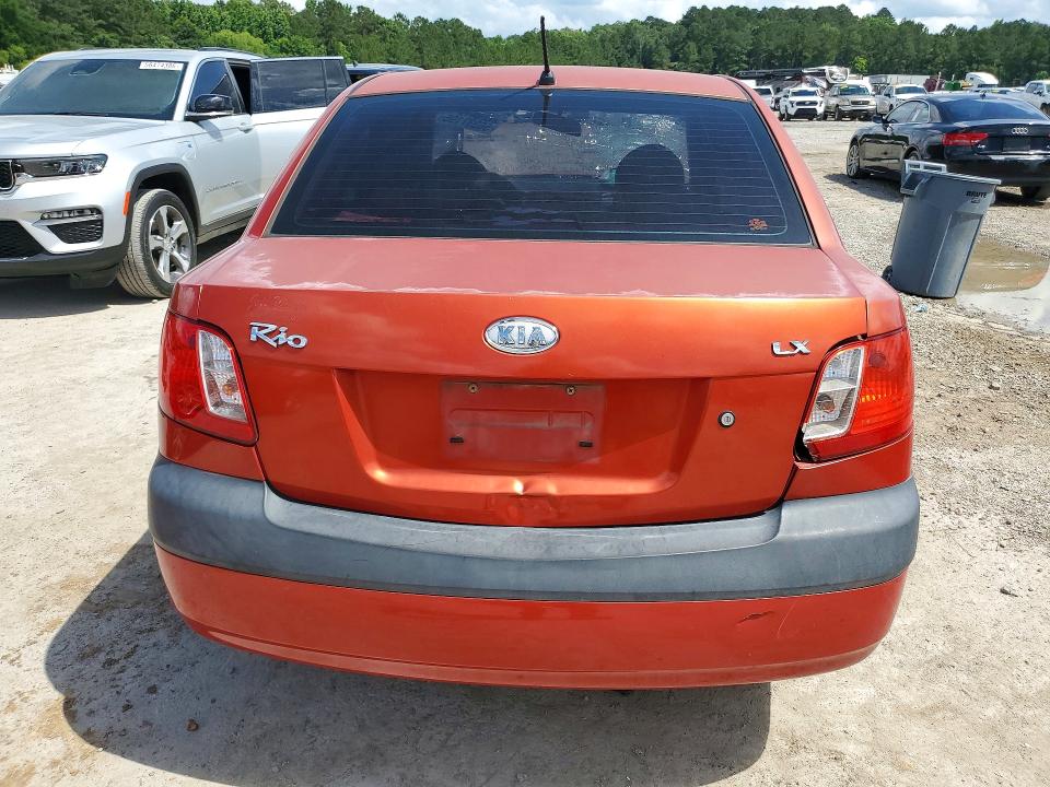 2008 Kia Rio მანქანა იყიდება აუქციონზე, vin: KNADE123486322839, აუქციონის ნომერი: 56337196
