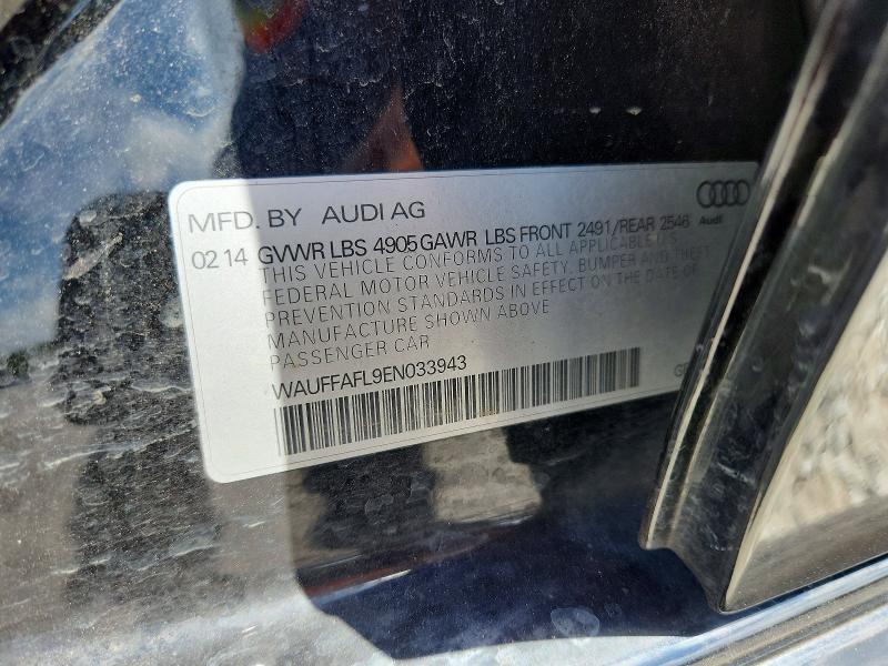 Продаж на аукціоні авто 2014 Audi A4, vin: WAUFFAFL9EN033943, номер лоту: 57920776