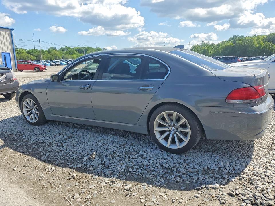 2007 Bmw 750 მანქანა იყიდება აუქციონზე, vin: WBAHN83557DT75151, აუქციონის ნომერი: 55416286