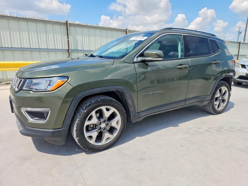 2021 Jeep Compass მანქანა იყიდება აუქციონზე, vin: 3C4NJCCB7MT573567, აუქციონის ნომერი: 54605106