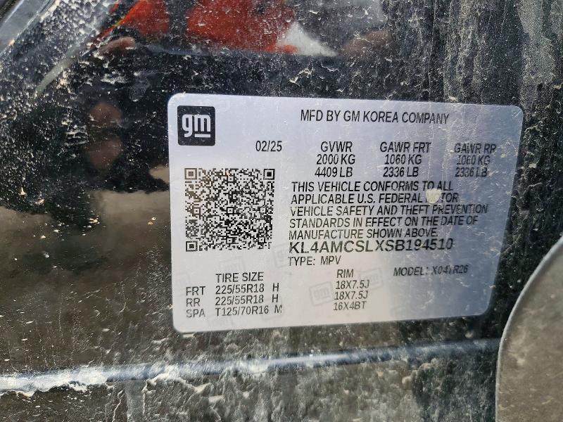2025 Buick Encore Gx მანქანა იყიდება აუქციონზე, vin: KL4AMCSLXSB194510, აუქციონის ნომერი: 57540906