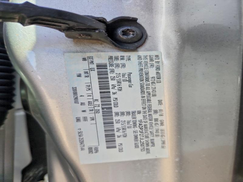 58136066 :رقم المزاد ، 1FADP3F27JL250753 vin ، 2018 Ford Focus مزاد بيع