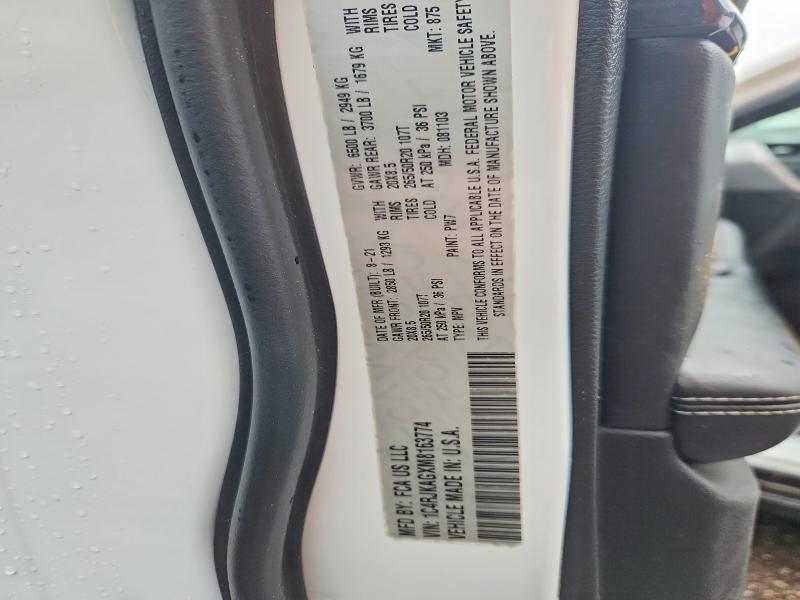 Aukcja sprzedaży 2021 Jeep Grand Cherokee, vin: 1C4RJKAGXM8163774, numer aukcji: 57613526