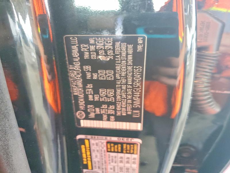 57845066 :رقم المزاد ، 5NMP44GL5RH049153 vin ، 2024 Hyundai Santa Fe مزاد بيع
