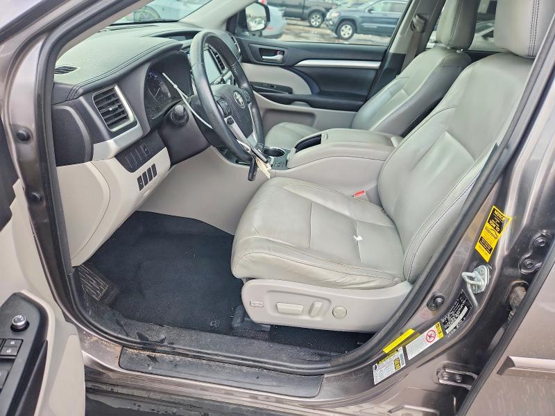 2016 Toyota Highlander მანქანა იყიდება აუქციონზე, vin: 5TDKKRFHXGS173889, აუქციონის ნომერი: 57208236