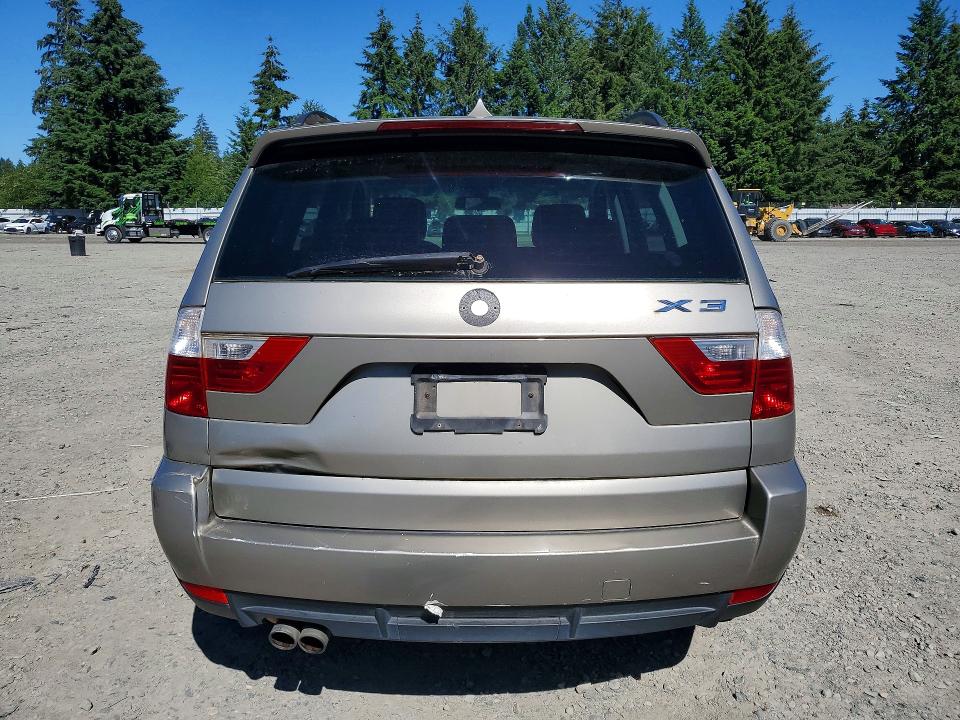 2007 Bmw X3 მანქანა იყიდება აუქციონზე, vin: WBXPC934X7WF00348, აუქციონის ნომერი: 57078186