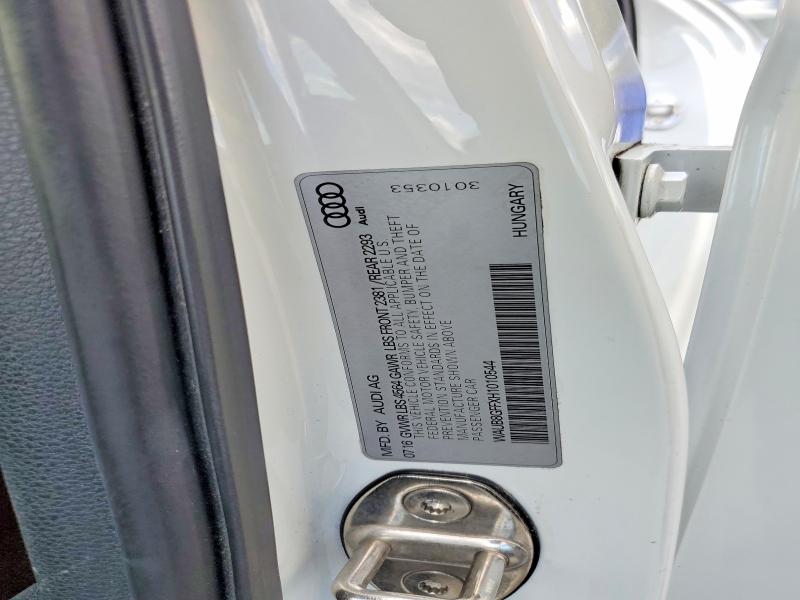 56592946 :رقم المزاد ، WAUB8GFFXH1010544 vin ، 2017 Audi A3 مزاد بيع